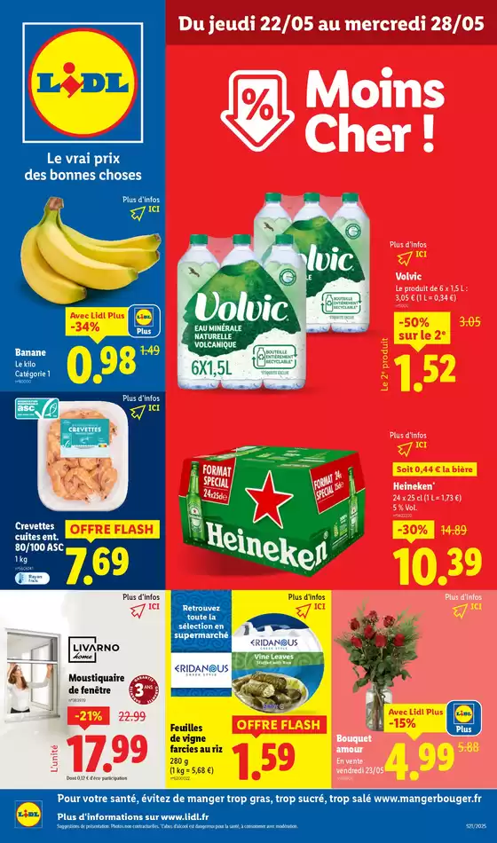 Catalogue Lidl à Boulogne-Billancourt | Faites votre plein de courses chez Lidl et profitez de nombreux produits à prix réduits ! | 22/05/2025 - 28/05/2025