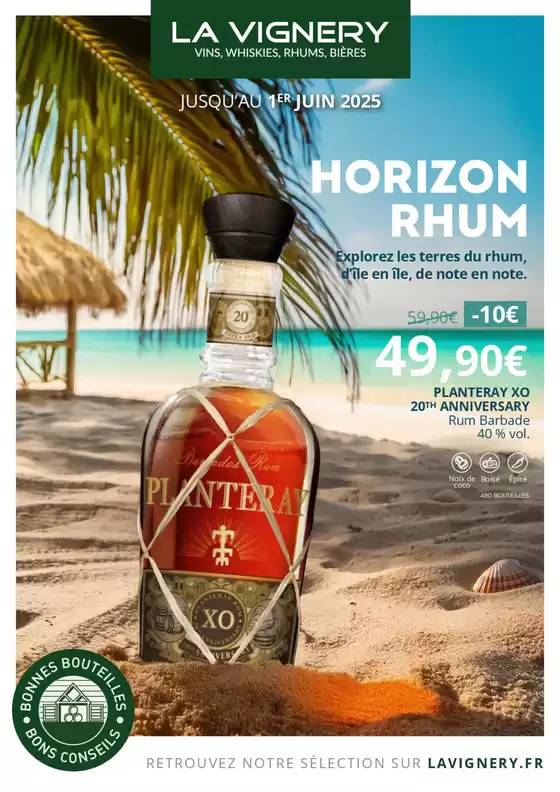 Catalogue La Vignery à Strasbourg | Horizon Rhum | 15/05/2025 - 01/06/2025