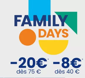 Promos de Enfants et Jeux à Gisors | Family Days sur Okaïdi | 15/05/2025 - 18/05/2025