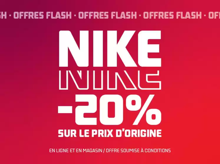 Catalogue Foot Locker à Arras | Nike -20% sur le prix d'origine | 16/05/2025 - 07/06/2025