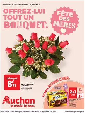 Promos de Supermarchés à Nancy | Fête des mères : offrez-lui tout un bouquet  sur Auchan Hypermarché | 20/05/2025 - 01/06/2025