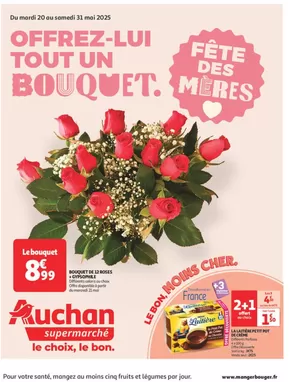 Promos de Supermarchés à Mussidan | Découvrez notre sélection de super promos  sur Auchan Supermarché | 20/05/2025 - 31/05/2025