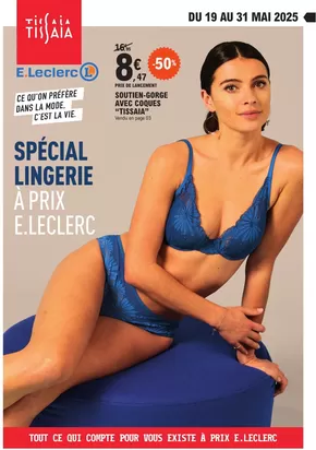 Catalogue E.Leclerc | Lingerie | 19/05/2025 - 31/05/2025