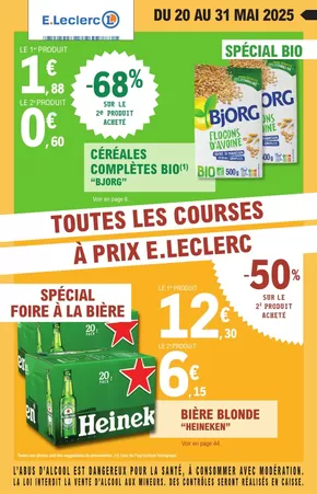 Promos de Supermarchés à Pantin | DEPENSER MOINS 9 - MIXTE sur E.Leclerc | 20/05/2025 - 31/05/2025