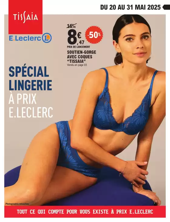 Catalogue E.Leclerc Ă Bellaing | RDV LINGERIE | 20/05/2025 - 31/05/2025