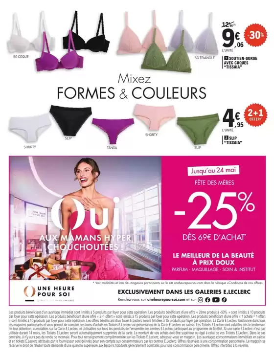 Catalogue E.Leclerc Ă Bellaing | RDV LINGERIE | 20/05/2025 - 31/05/2025