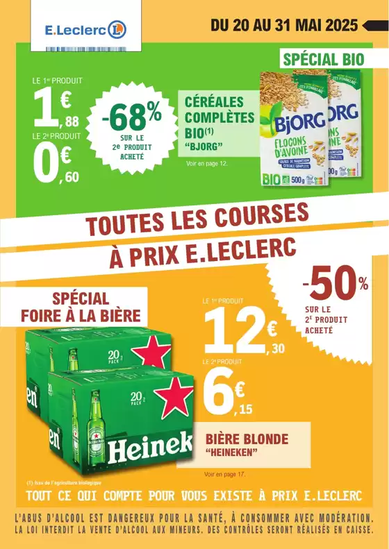 Catalogue E.Leclerc à Romorantin-Lanthenay | DEPENSER MOINS 9 - MIXTE | 20/05/2025 - 31/05/2025