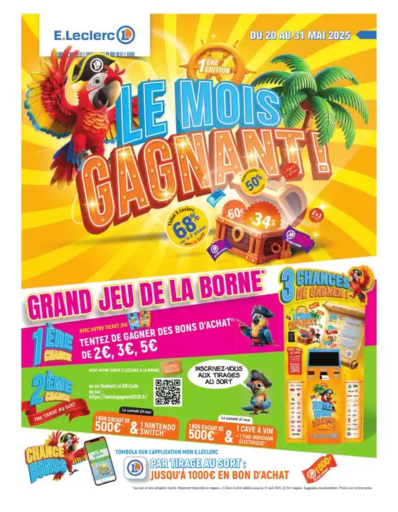 Catalogue E.Leclerc à Cognac | DEPENSER MOINS 9 - MIXTE | 20/05/2025 - 31/05/2025