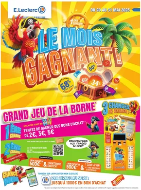 Promos de Supermarchés à Gémozac | DEPENSER MOINS 9 - MIXTE sur E.Leclerc | 20/05/2025 - 31/05/2025