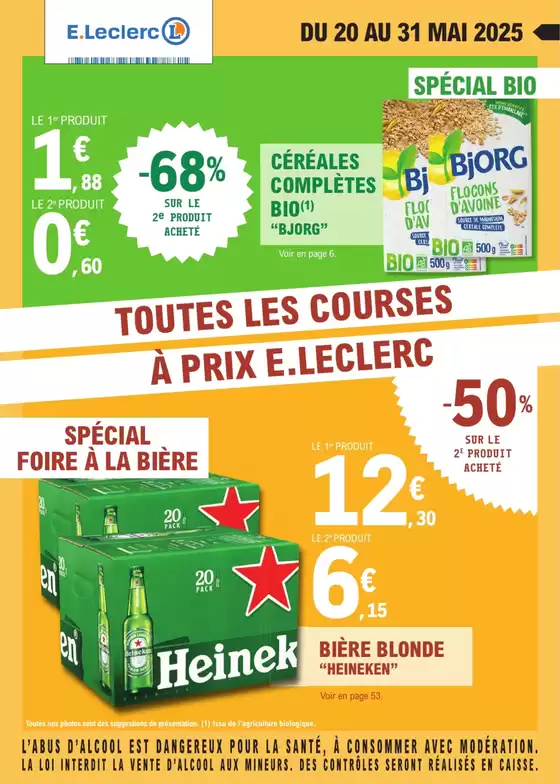 Catalogue E.Leclerc à Échirolles | DEPENSER MOINS 9 - MIXTE | 20/05/2025 - 31/05/2025