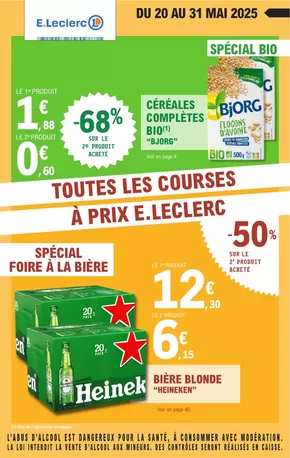Promos de Supermarchés à Mussidan | DEPENSER MOINS 9 - MIXTE sur E.Leclerc | 20/05/2025 - 31/05/2025