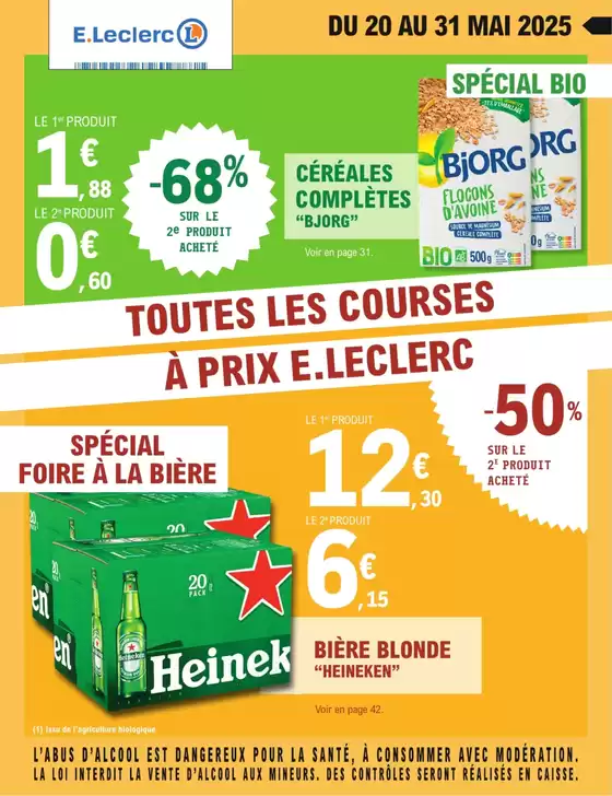 Catalogue E.Leclerc à Cabriès | DEPENSER MOINS 9 - MIXTE | 20/05/2025 - 31/05/2025