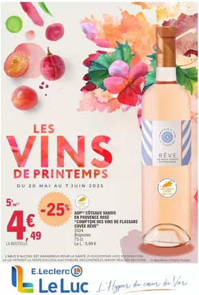 Catalogue E.Leclerc | FOIRE AUX VINS DE PRINTEMPS | 20/05/2025 - 07/06/2025