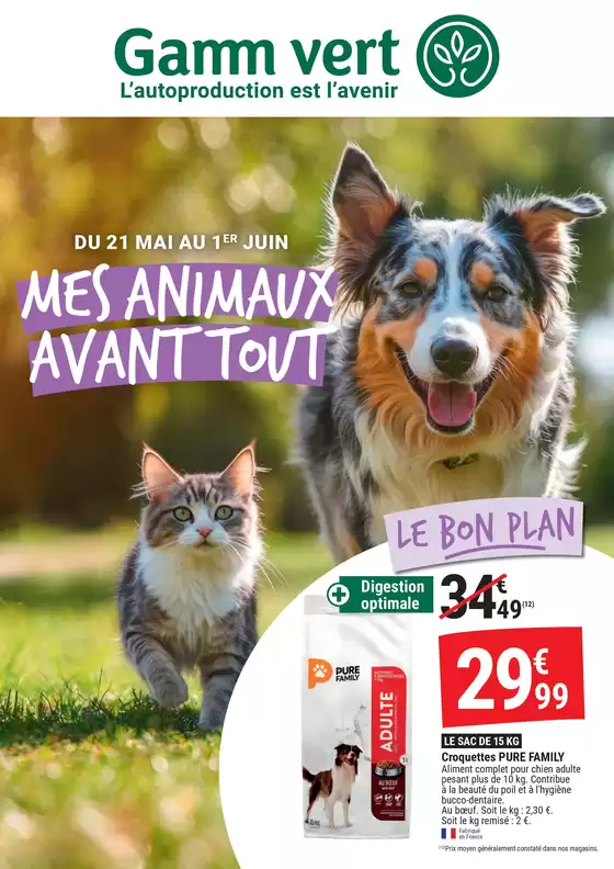 Catalogue Gamm vert à Neuilly-sur-Seine | MES ANIMAUX AVANT TOUT | 19/05/2025 - 01/06/2025