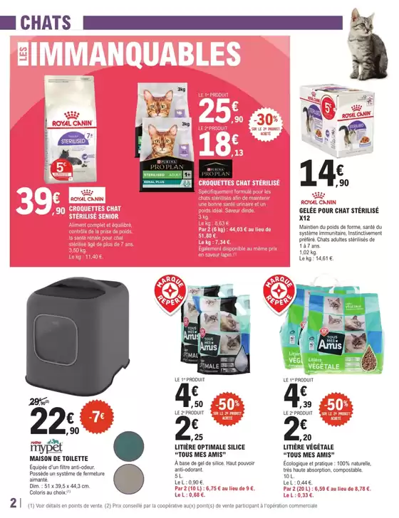Catalogue E.Leclerc Jardi à Biscarrosse | Top promos pour vos animaux | 19/05/2025 - 31/05/2025
