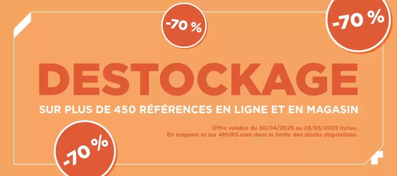 Catalogue 4 Murs à Cambrai | Déstockage | 19/05/2025 - 28/05/2025