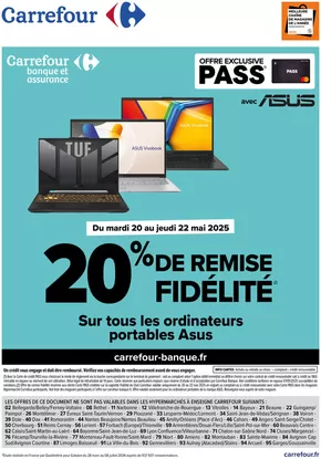 Promos de Supermarchés à Pontaubault | OFFRE EXCLUSIVE CLIENTS PASS sur Carrefour | 20/05/2025 - 22/05/2025