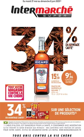 Promos de Supermarchés à Saint-Pierre-de-Chandieu | GEN JUIN 1 sur Intermarché | 27/05/2025 - 08/06/2025