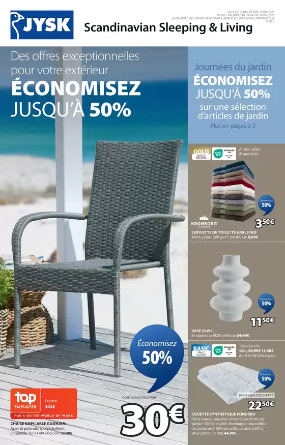 Catalogue JYSK à Pusey | Offres exceptionnelles | 20/05/2025 - 16/06/2025