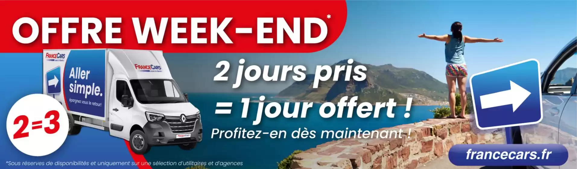 Catalogue France Cars à Vincennes | 2 jours pris = 2 jour offert ! | 20/05/2025 - 31/05/2025