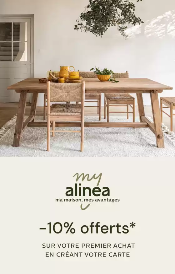 Catalogue Alinéa à Buchelay | 10% offerts | 20/05/2025 - 15/06/2025