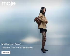 Promos de Mode à Villeurbanne | Jusqu’à -40% sur la sélection sur Maje | 20/05/2025 - 15/06/2025