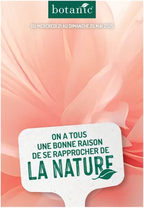 Promos de Jardineries et Animaleries à Frontignan | Fête des mères sur Botanic | 21/05/2025 - 25/05/2025