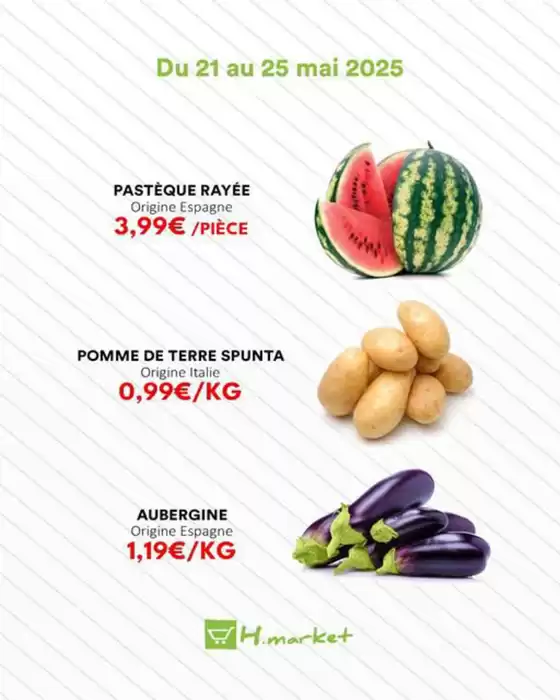 Catalogue Hmarket à Pontault-Combault | Offres du moment | 21/05/2025 - 25/05/2025