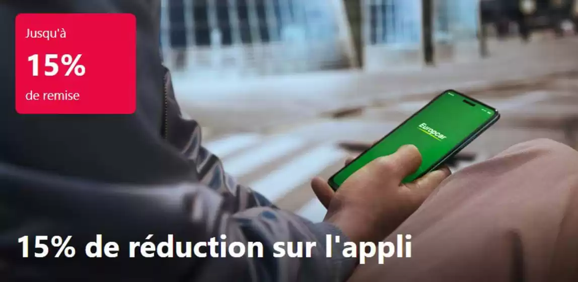 Catalogue Europcar à Chartres | Ce week-end, partez où vous voulez… avec jusqu’à 15 % de réduction sur votre véhicule via l’appli. L’occasion est trop belle pour passer à côté… filez sur l’application ! | 21/05/2025 - 31/05/2025