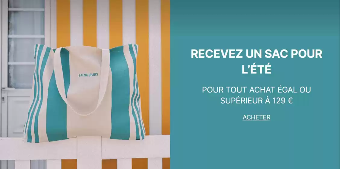 Recevez un sac pour l'été
