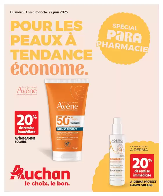 Pour les peaux à tendance économe