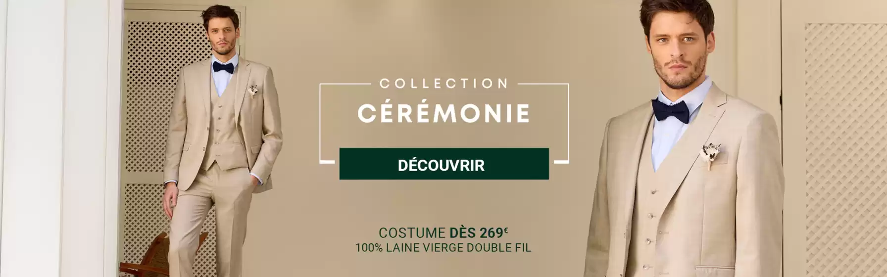 Costumes mariage & cérémonie