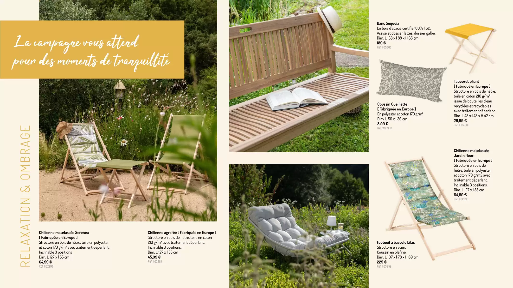 Catalogue DOSSIER DE PRESSE MOBILIER DE JARDIN 2025, page 00014
