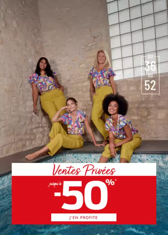Jusqu'à -50%* sur des centaines d'articles !