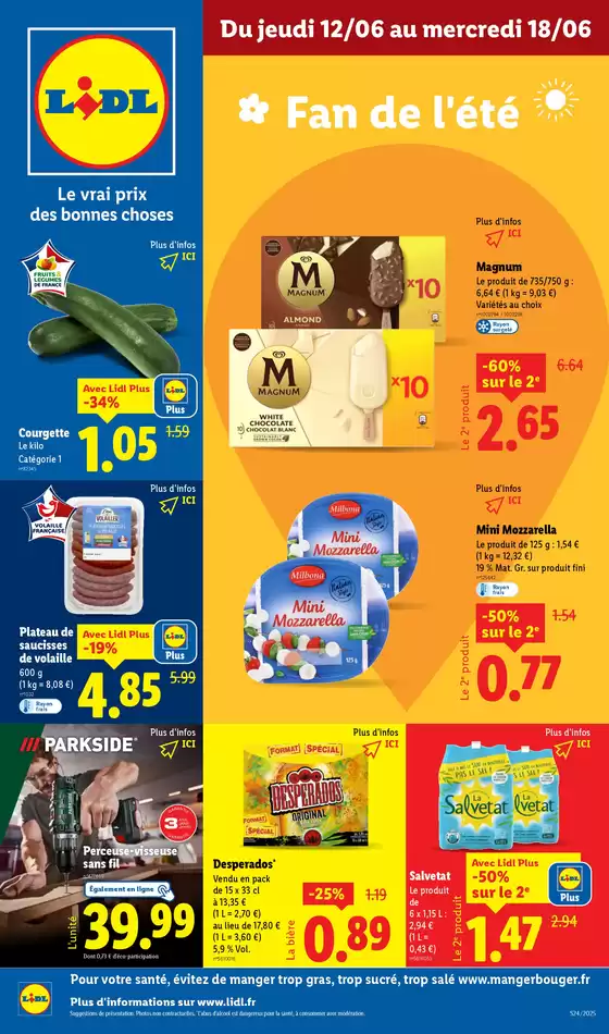 Chez Lidl, profitez de prix réduits sur les produits de votre quotidien !