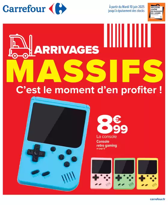 ARRIVAGES MASSIFS