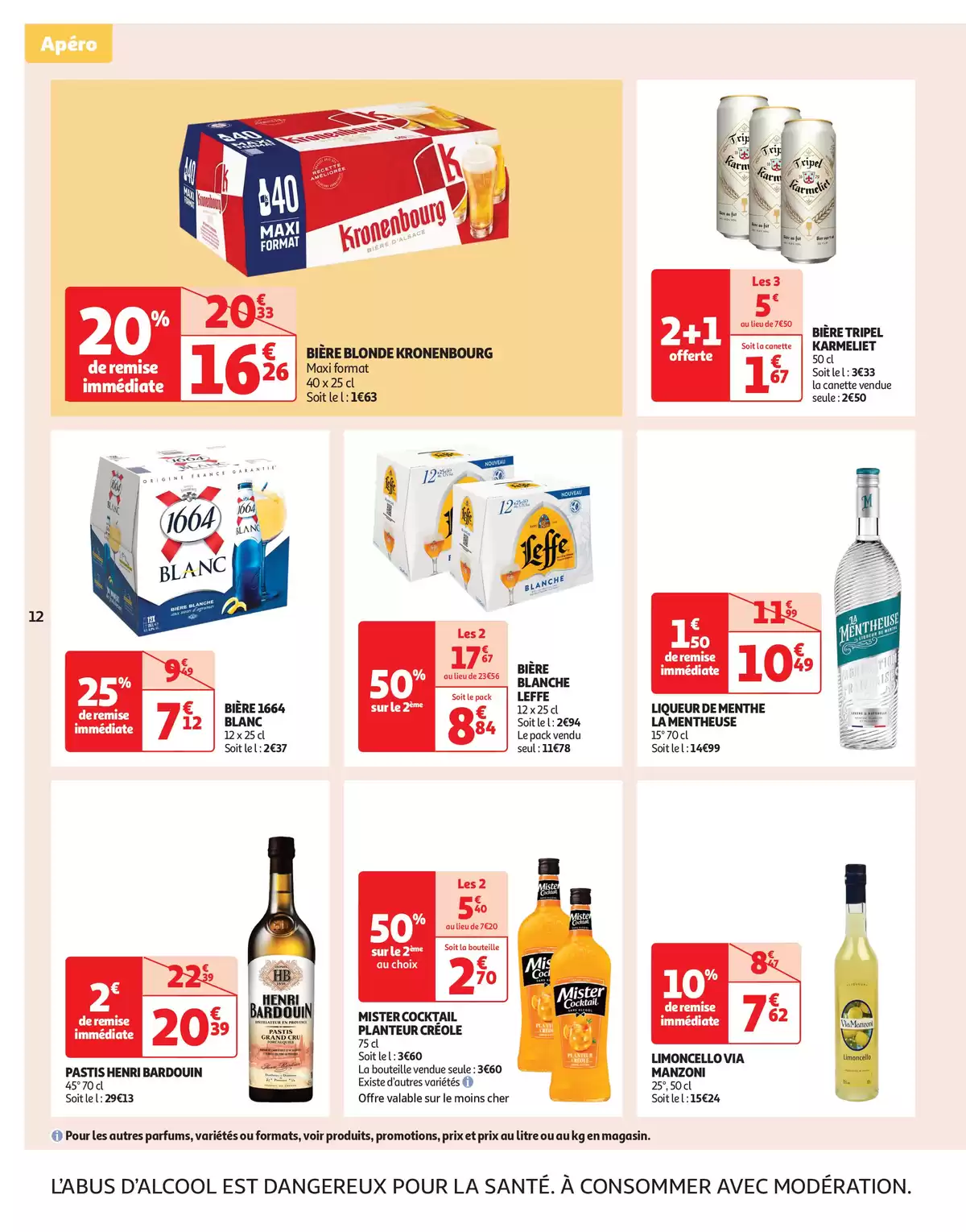 Catalogue L'apéro, ça n'a pas de prix. Ou un tout petit., page 00012