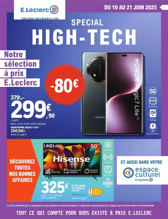 E.Leclerc Espace Culturel HIGH-TECH JUIN