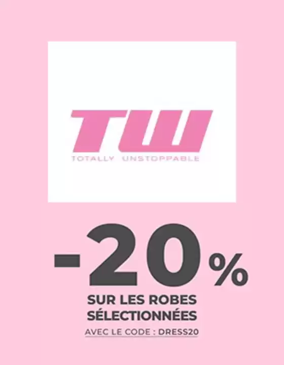 ‑20% sur les robes sélectionnées