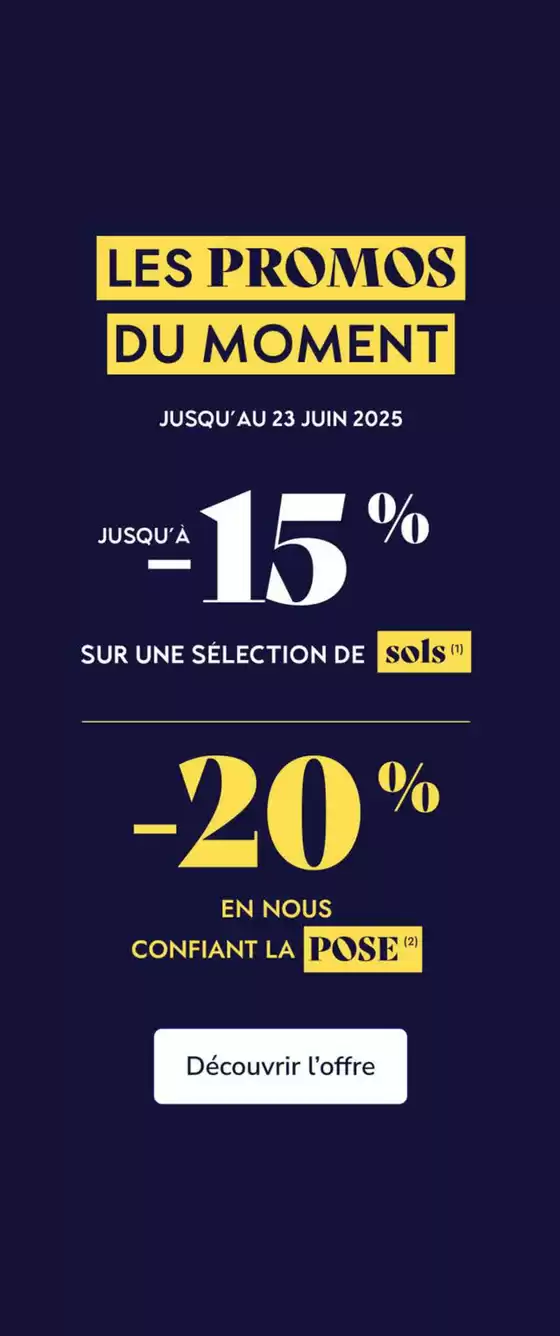 Les promos du moment