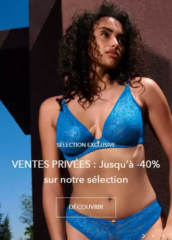 VENTES PRIVÉES : Jusqu'à -40%