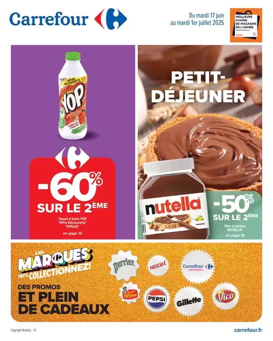 PETIT-DÉJEUNER-À VOS MARQUES PRÊTS, COLLECTIONNEZ!