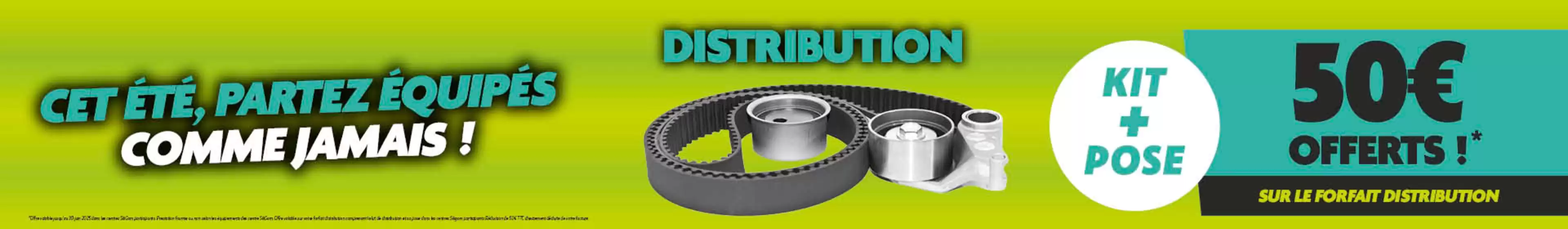50€ OFFERTS SUR LE FORFAIT DISTRIBUTION !