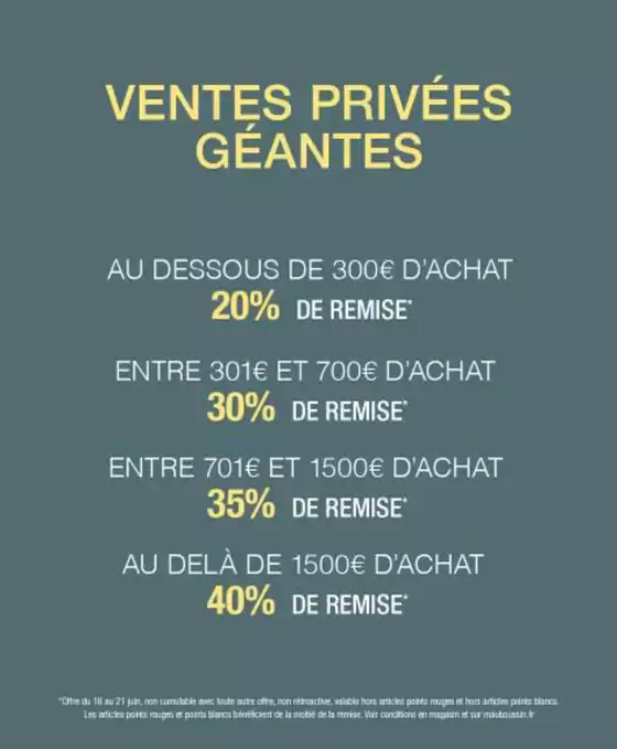 Ventes privées