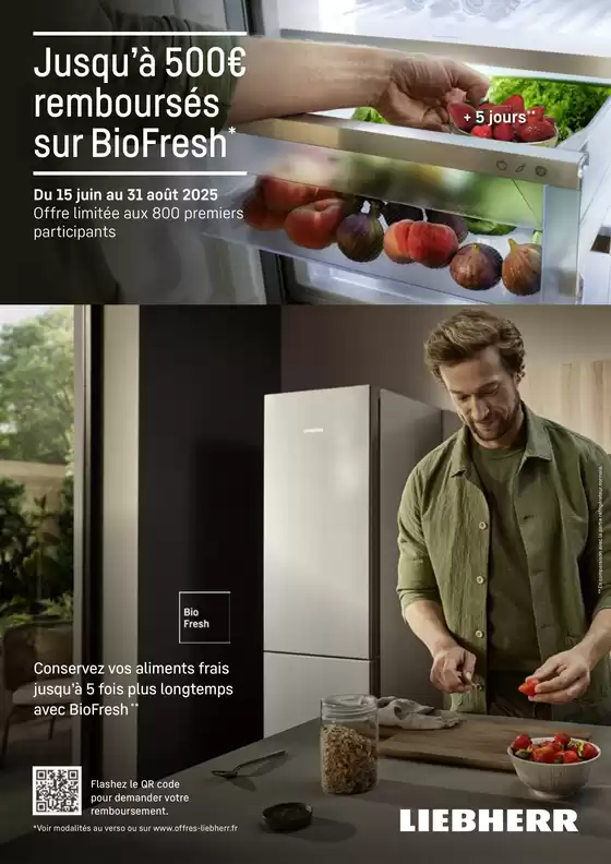  OFFRE LIEBHERR : Jusqu'à 500€ remboursés !