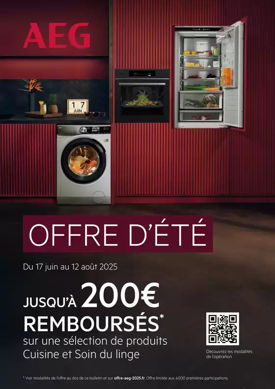 AEG CUISINE ET SOIN