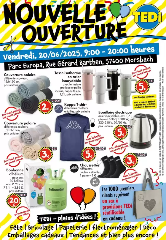 Nouvelle ouverture