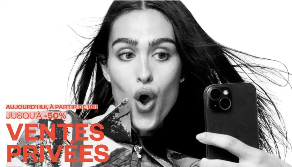 VENTES PRIVÉES JUSQU’À -50%