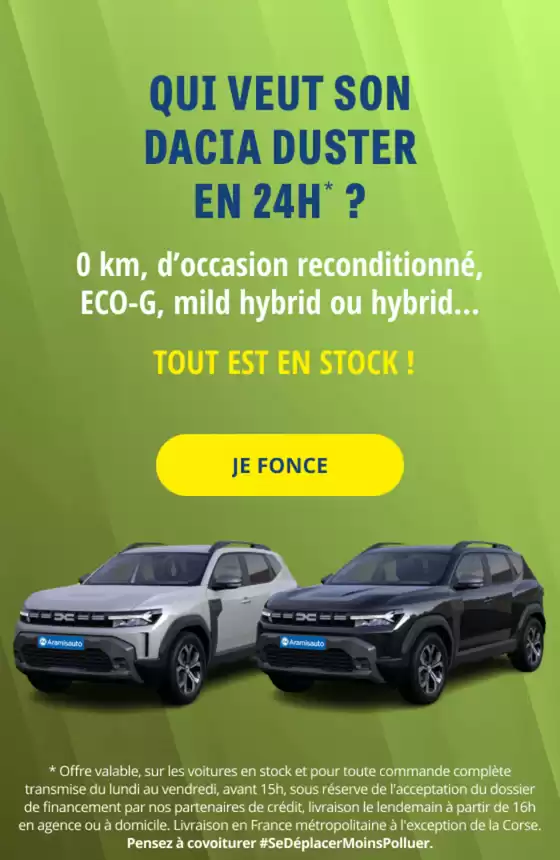 Tout est en stock !