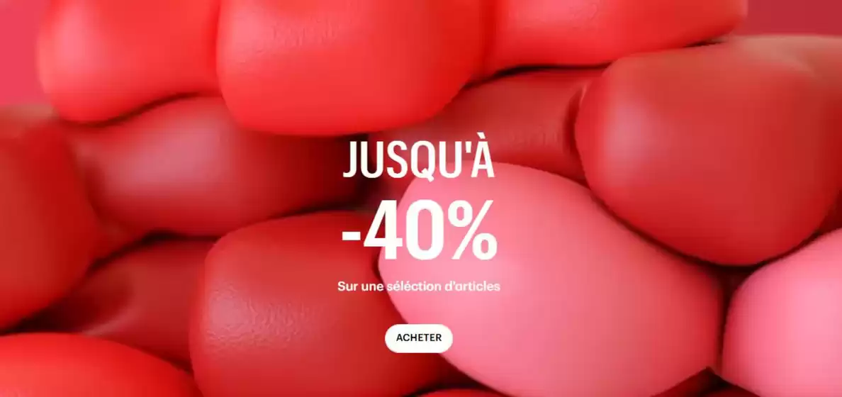 SOLDES jusqu'à -40 %